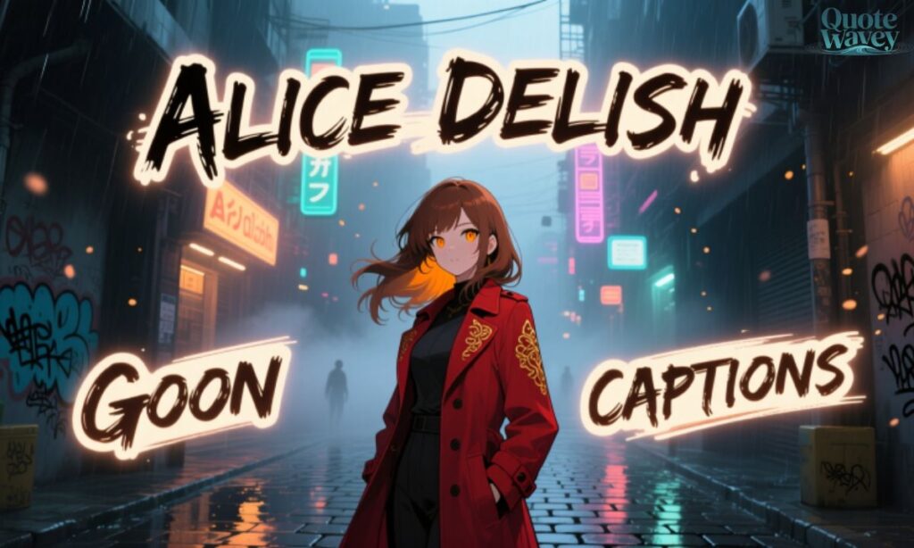 Alice Delish Goon Captions