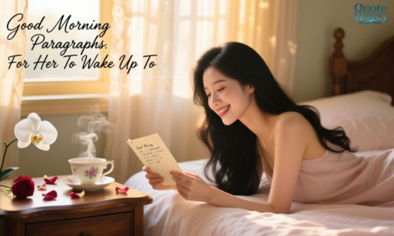 Good Morning Paragraphs