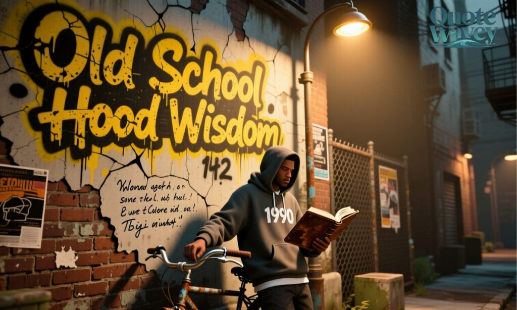 Old school hood wisdom