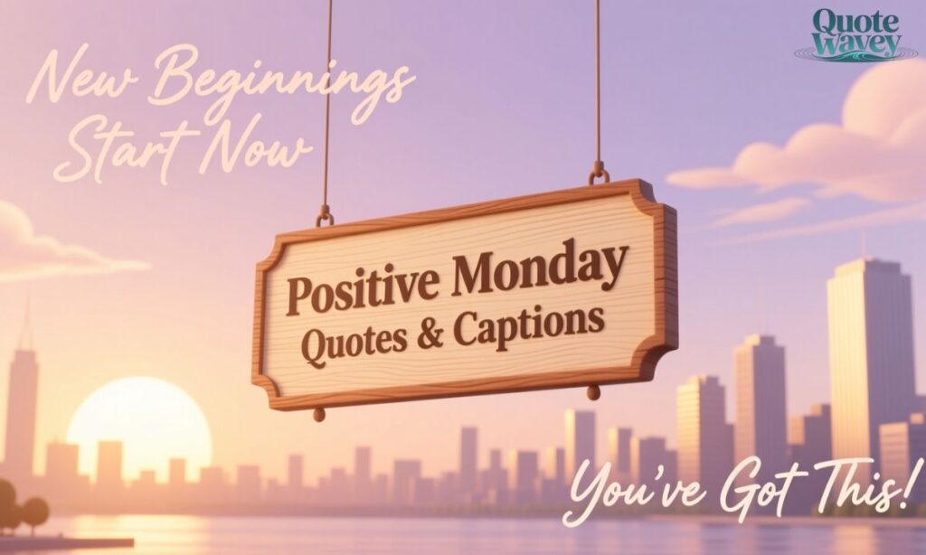 Positive Monday Quotes & Captions