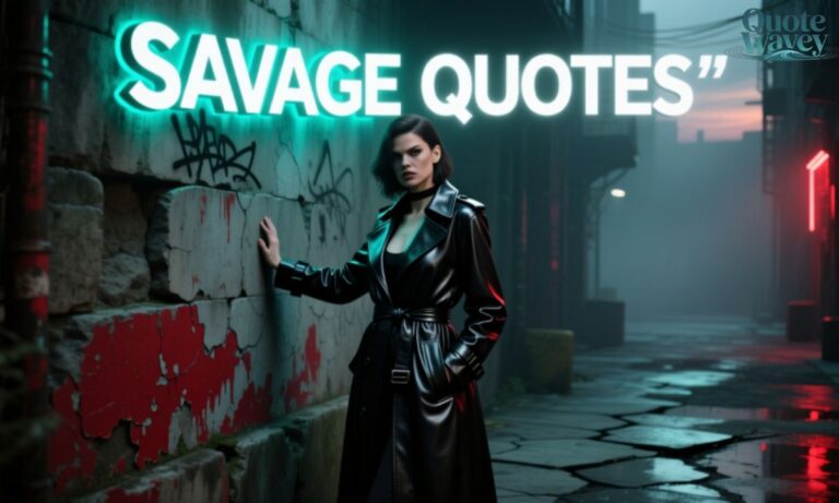 Savage Quotes 