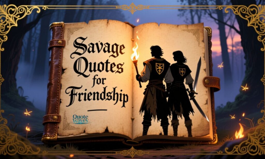 Savage Quotes for Friendship