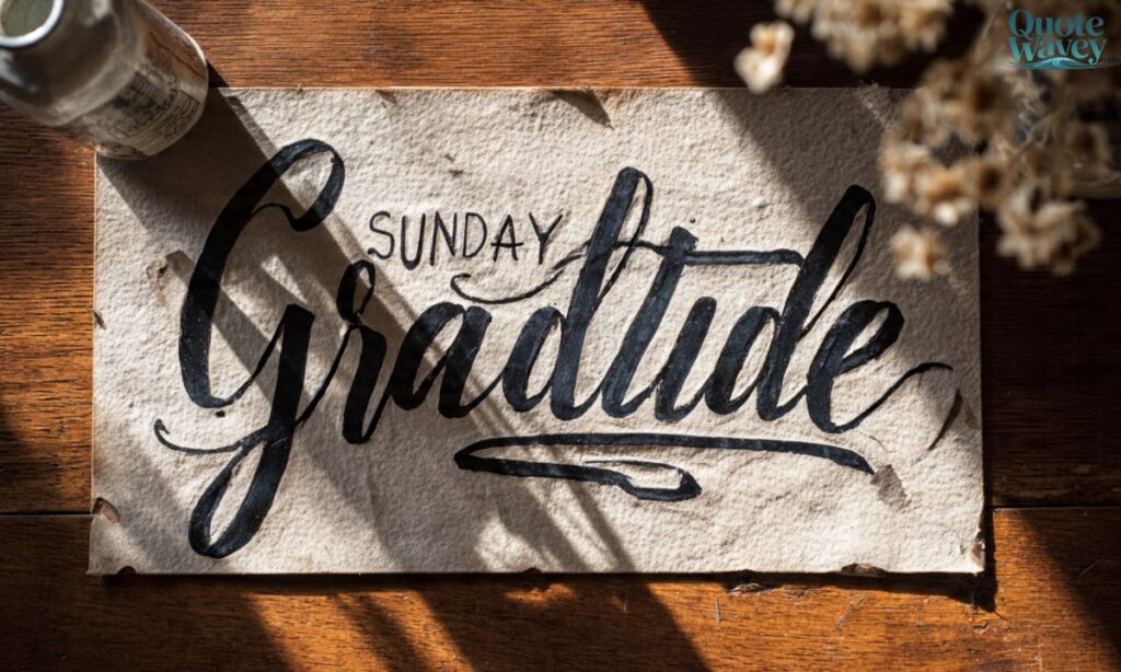Sunday Gratitude Quotes
