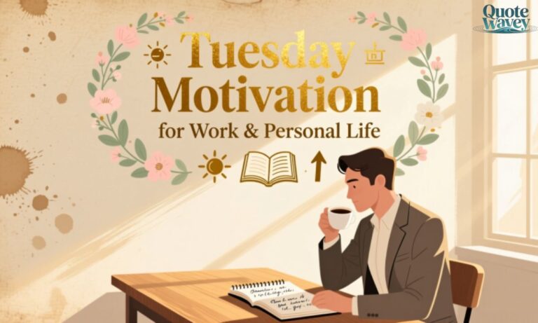 Tuesday Motivation Quotes for Work & Personal Life