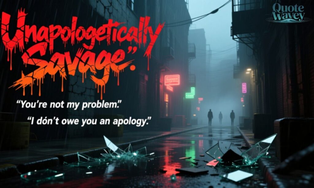 Unapologetically Savage Quotes That Will Make You Reconsider Everything