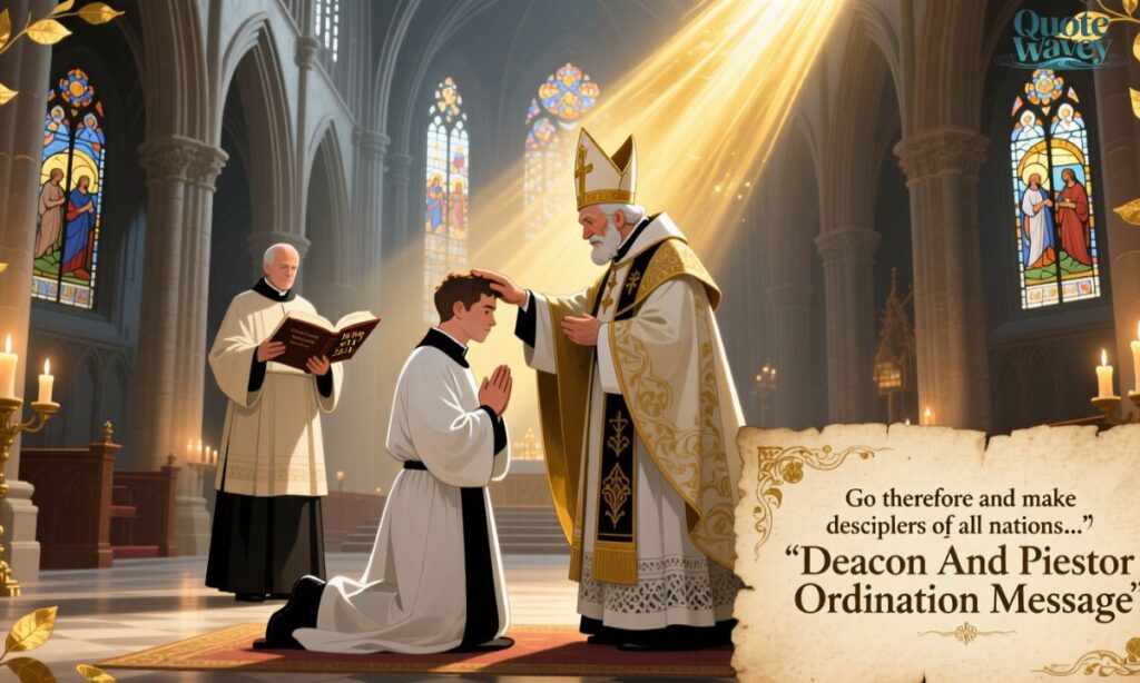 Deacon And Pastor Ordination Message